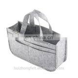 Portable Grey Color Felt Handbag Organizer thumbnail-2