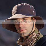 Cheap Foldable Sun Custom Bucket Hat Summer Cotton Cap Wholesale Fishing Boonie Brim Sun Safari Hat With Strings thumbnail-5