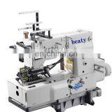 BA 1412PSSM 12 NEEDL FLAT BED DOUBLE CHAIN STITCH WITH SMOCKING AND SHIRRINMG TOGETHER SEWING MACHINE thumbnail-1