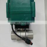 CTF-001 10NM 5W 200MA DN15 DN32 SS304 UPVC 2.4G Wifi Motorized Irrigation Valve thumbnail-2