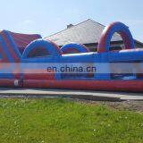 Commercial Inflatable Obstacle Course Game Slide Bouncer With Pool thumbnail-3