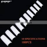 New Product Ideas 2021 Wholesale U Carved Acrylic Full Cover False Nail Tips thumbnail-5