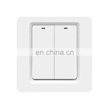 Homekit Smart Wifi Switch 86 Type 2 Way With Zero Line Siri Voice Control Wall Switch ABS Panel Switch