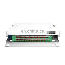 2U Rack Mount 24 Core Fiber Distribution Frame 24 Port Odf Price Litech Odf Fiber Optic Patch Panel Odf thumbnail-1
