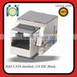 CAT 6 KeyStone RJ45 Jack STP Geschirmt 250 MHz