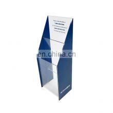 2-pocket Plastic Customized Literature Holder Wholesaler Acrylic Brochure Holder thumbnail-2