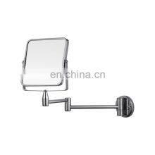 Aemaxx Bathroom Wall Mounted Metal Square Double Side Makeup Mirror thumbnail-1