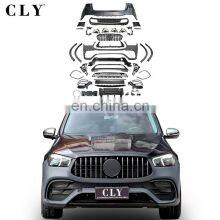 CLY Car Bumpers For 2020+ Mercedes GLE W167 V167 Upgrade GLE63 AMG 1:1 Bodykits Grilles Front Rear wheel arch Rear diffuser tips