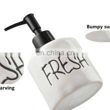 Hot Sale Ceramic Customize Bathroom Set Ceramic Hand Soap Dispenser Cheap Bathroom Accessories thumbnail-5