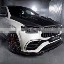 Runde For Mercedes 19-21 GLE C167 W167 GLE 43 53 Coupe LARTE Design Carbon Fiber Body Kits Front Lip Rear Diffuser Spoiler thumbnail-4