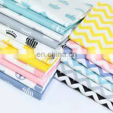 North Europe Crown Cartoon Corrugated Print Fabric Kindergarten Pure Cotton Bedding Fabric Baby Pajamas Wrapped Fabric thumbnail-2