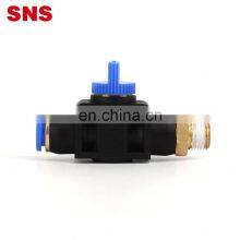 Series Male Thread Flow Control Hand Valve Plastic Pneumatic Air Hose Tube Fitting Quick Connector Water Fittings thumbnail-2