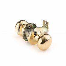 Gold Egg Toilet Passage Door Knob Keyless Lock for the Home Security thumbnail-4
