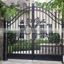 Ornamental Galvanized Steel Security Wrought Iron Main Gate Design thumbnail-4