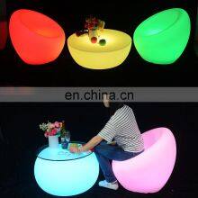 Kids Party Tables and Chairs /Led PE Light Up Chair for Restaurant Discotheque Pub Used Glowing Bar Table thumbnail-2