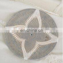Hot Sale Woven Boho Rattan Wall Basket, Bohemian Wall Plate Decoration Wholesale Vietnam Supplier thumbnail-1