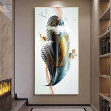 Modern wall art Deco crystal porcelain painting