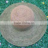 New Fashion Wholesale Ladies Colourful Handweave Straw Floppy Hat thumbnail-5