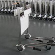 Steel Trolley Cart Airport Airport-Trolley Airport Stainless Steel Luggage Trolley thumbnail-3