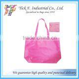 Pink Color Foldable / Folding Shopping Bag thumbnail-1