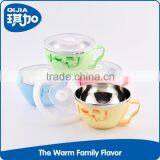 Healthy and Bright Color Printed Reusable Salad Bowl thumbnail-3