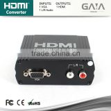 Gaia professional vga to hdmi converter splitter fatory price in China 1080P