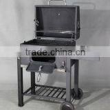 Oversize Big Adjustable Height Charcoal BBQ Grill Patio Barbecue Grill thumbnail-3