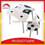 Wooden Cartoon Cowabunga Child Study Table and Chair thumbnail-4
