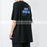 2016 Guangzhou Hongxiong OEM Customized Short Sleeves Plus Size Fashionable Men Spring Summer High Quality New Style Men T-shirt thumbnail-4