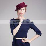 Ladies Fashion Pork Pie ShenZhen Hat thumbnail-3