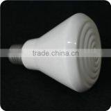 high temperature resistance E27 white infrared porcelain ceramic heating lamp