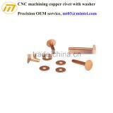 Copper Rivet With Washer, Provide OEM Service