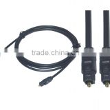 Top quality audio optical metal braid cable OD:5.0