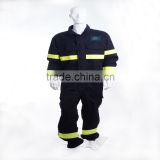 High visibility flame resistant and antistatic fireproof coverall EN ISO 11612