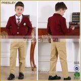 Presley OEM Kids Uniforms for Kindergartenchildren Blouse and Skirt Uniform Children School Blazer thumbnail-4