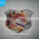 2016 Eco-friendly Cheap Woven Label for Clothing, High Quantity Embroidered Warning Label for Garments