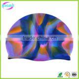 Multi-color Adult Funny Silicone Swim Cap thumbnail-2
