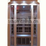 Infrared Sauna with Carbon Fiber Heater,Tempered Glass Window,CE&RoHS Certificated