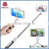 extendable monopod selfie stick with bluetooth shutter