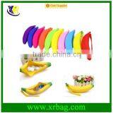 banana shaped portable zipper pencil bag