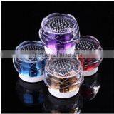 Colorful Shiny LED Light Portable Car Stero Mini Bluetooth Speaker With Hands Free Call, FM Radio and Line in Function