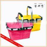 High Quality Single Handle Plastic Shopping Basket Wholesale thumbnail-1