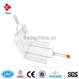 Professional Iso Factory Stainless Steel Barbecue Basket Bbq Grill Wire Mesh Net