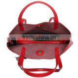 Adjustable Strap Length Beach Shopper Bags Ladies Plain Leather Tote Bag thumbnail-2