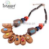 2015 Latest Wooden Necklace Designs, Multicolor Necklace, Necklace for Men and Women thumbnail-2