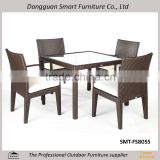 glass dining table and chair