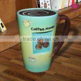 Ceramic Coffee Cup Money Bank Box thumbnail-1