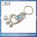 Customized Antique Nickel 3D Owl Shape Metal Bottle Opener thumbnail-6