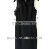 Stitching Chiffon Dress Little Black Dress thumbnail-1