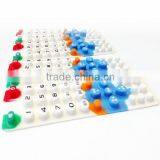 New custom Big Button Colorful Silicon Keypad,12 button keypad,16 button keypad